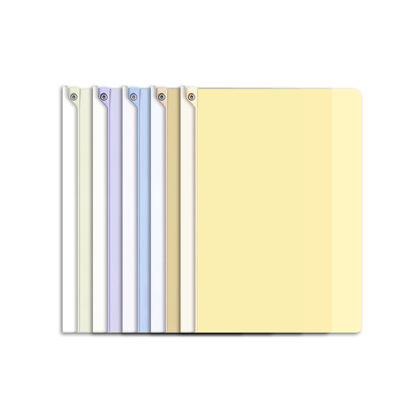 A4 rotativo pull-rod clip carpeta de datos de estudiantes clip de informe pull-rod carpeta de currículum clip swing clip rotativo clip