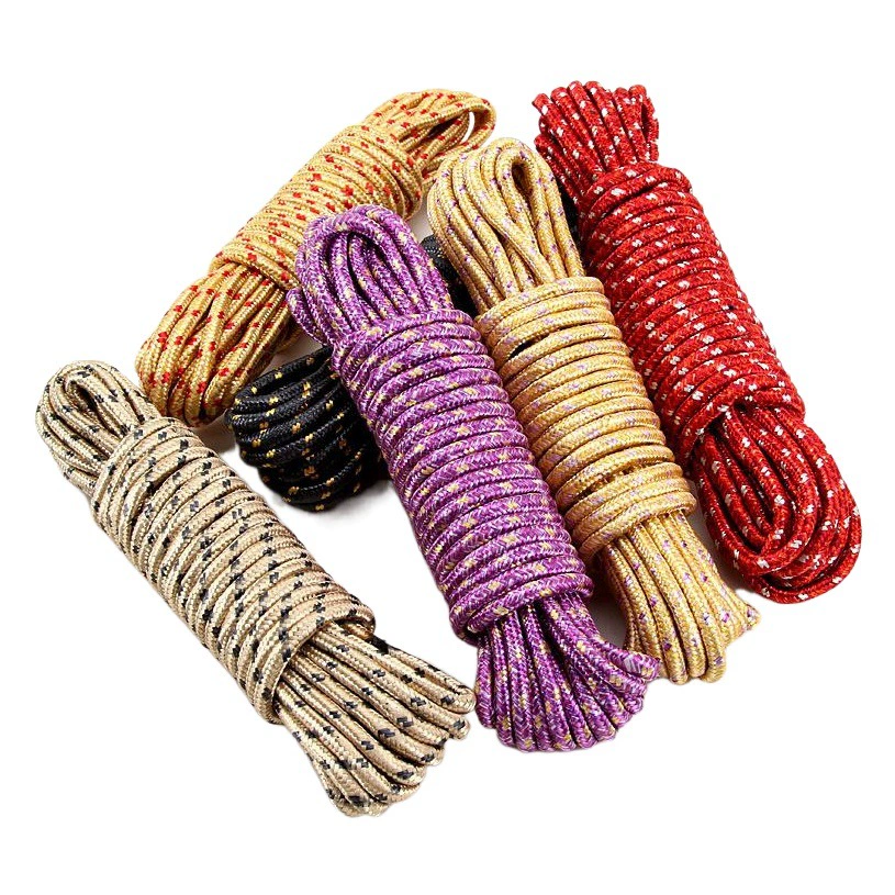 10-метровая веревка для сушки стеганого одеяла, ветрозащитная Нескользящая утолщенная многофункциональная Веревка для дома и улицы без перфорации, крутая веревка для одежды