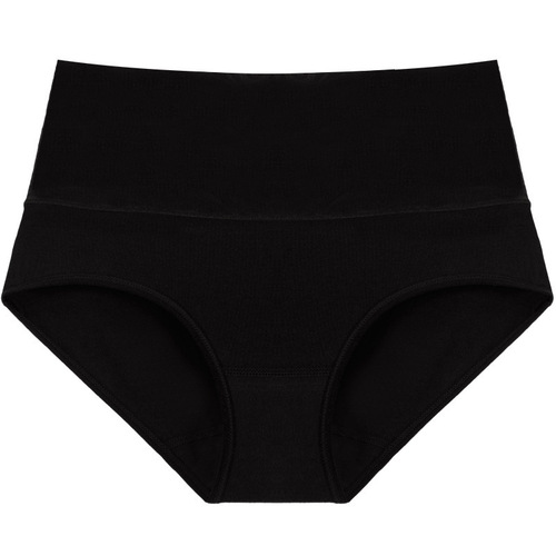 Single-piece European size cotton women's underwear, high-waist abdomen, hip-lifting underwear, popular large-size triangle