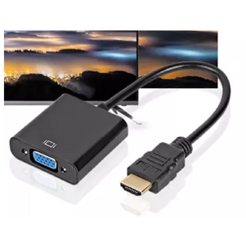 Hdmi-vgaコンピュータのセットトップボックスのビデオケーブル変換器の高品位ビデオインターフェース変換ケーブルはオーディオなしです。|undefined