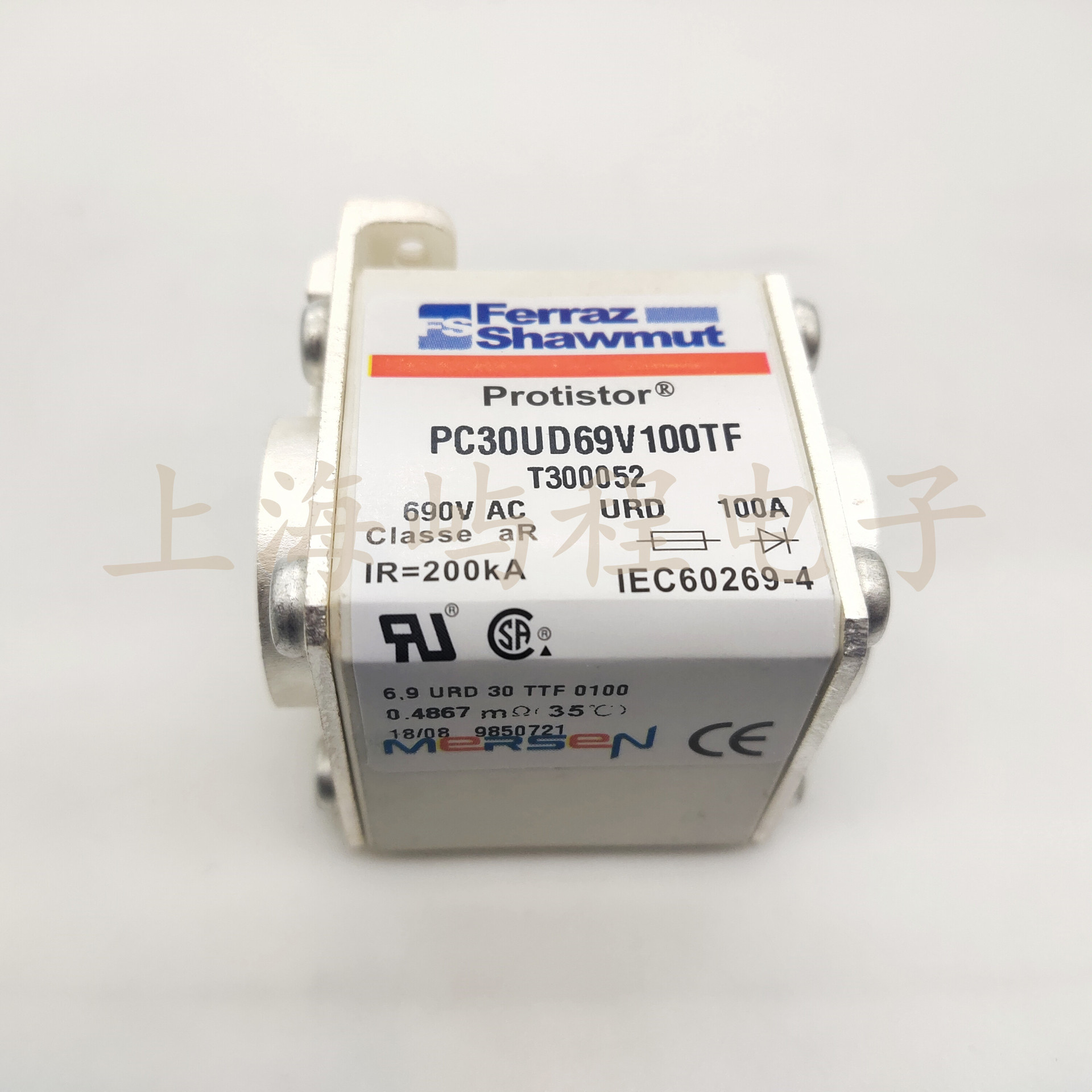 NH00GG69V80 法国 Ferraz 罗兰法雷美尔森熔断器 现货