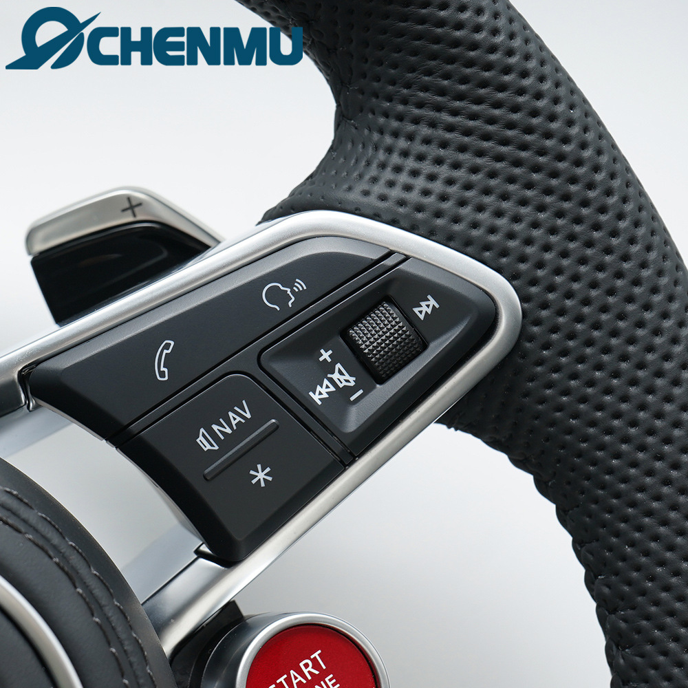 Suitable for Audi A3 A4L A5 A6L A7 Q2L Q3 Q4 Q5L Q6 modified R8 double bond steering wheel