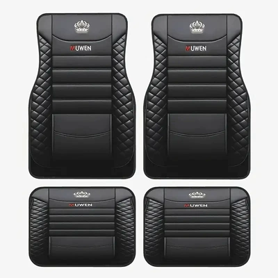 Avtomobil döşəmə paspasları — Floor Mats, Non-Slip and Stain-Resistant - new-car-floor-mats-89-3344cm-pack-of-two