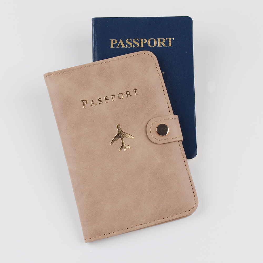 Transfronteriza nueva vacuna de cuero de PU esta cubierta protectora titular de pasaporte titular de la tarjeta bancaria certificado de almacenamiento organizador fabricante de bolsas en stock