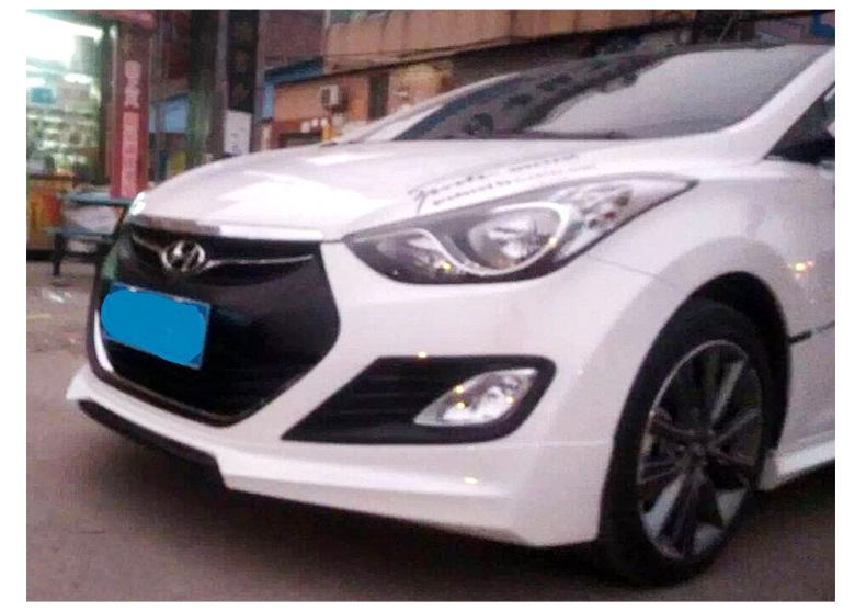 Suitable for 2012-16 Hyundai Elantra Small Body Kit, Langdong Anti-Collision Front Lip, Side Skirt Modification Parts, Body Kit