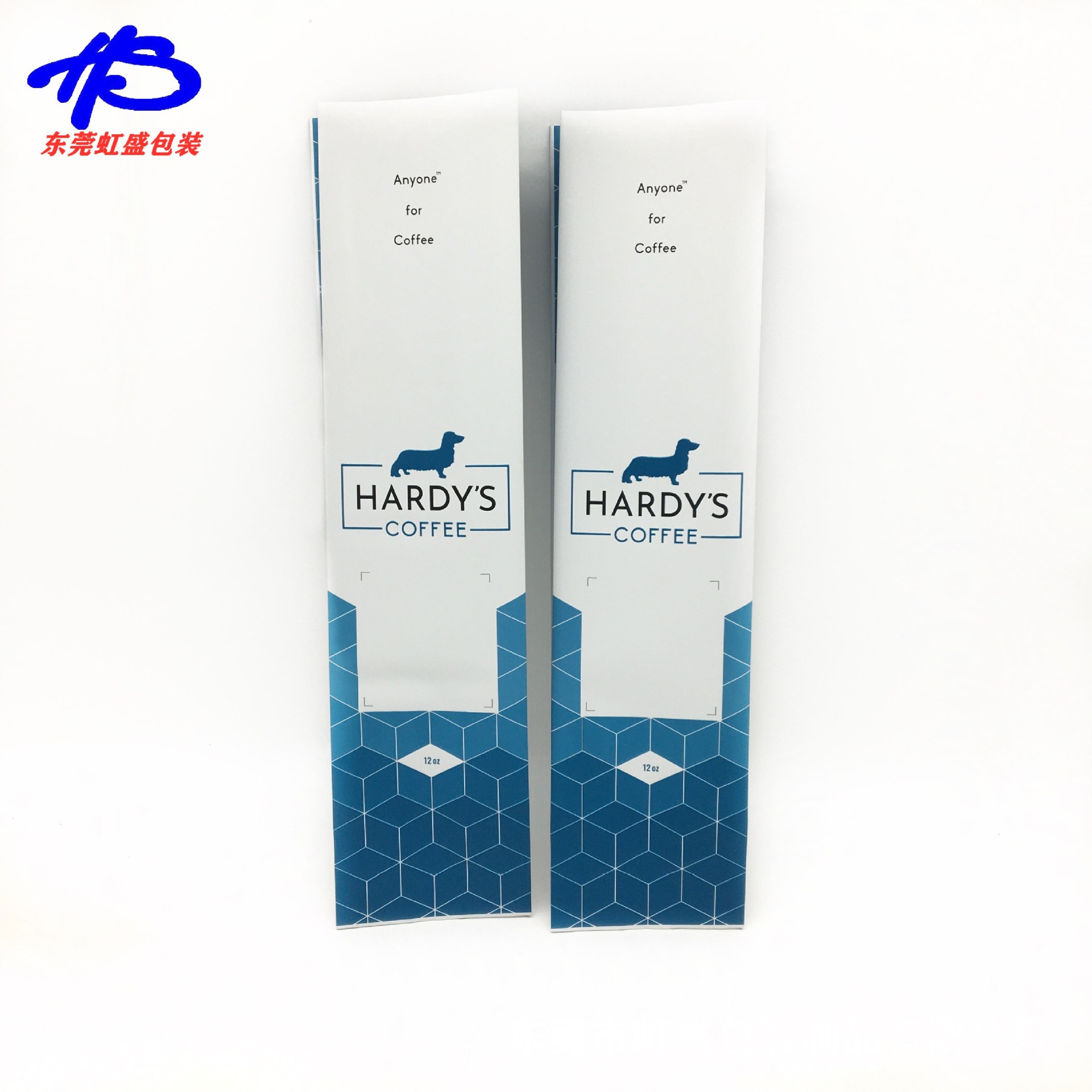 定 制12oz单向排气阀咖啡袋四边封咖啡粉铝箔袋咖啡保鲜包装袋