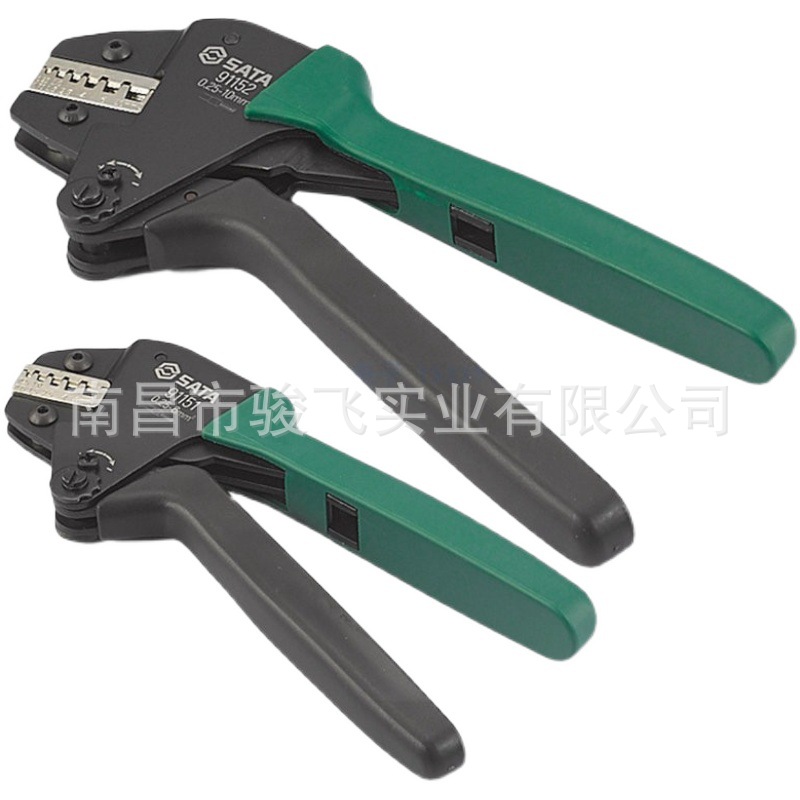 江西代理批发世达SATA省力型欧式端子压接钳0.25-10mm²压线钳