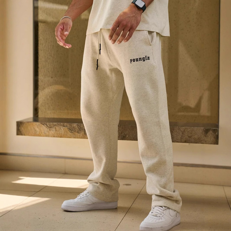 Autumn Straight-Leg Sweatpants Men's Fitness Sports Pants Jogger Men's Running Wide-Leg Casual Straight-Leg Pants