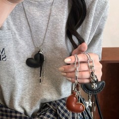 美ラード皮質愛ペンダントネックレス