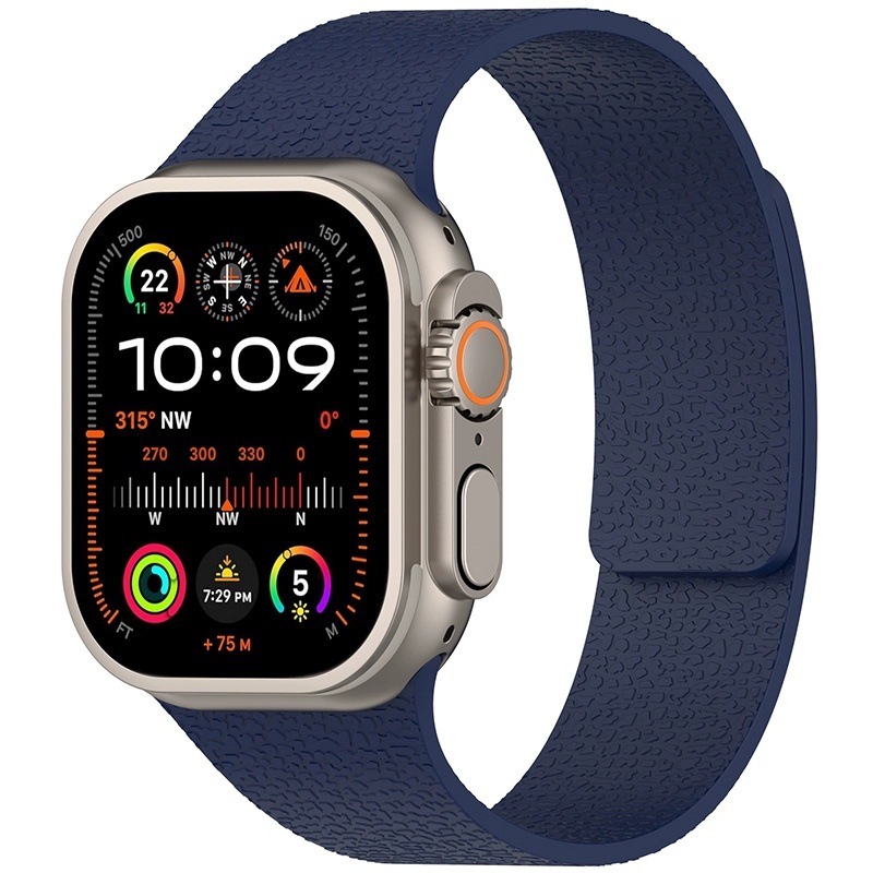 iwatchS10 Apple watch ストラップ applewatch9/8ultra2 ペブルドシリコン磁気ストラップに適しています。|undefined