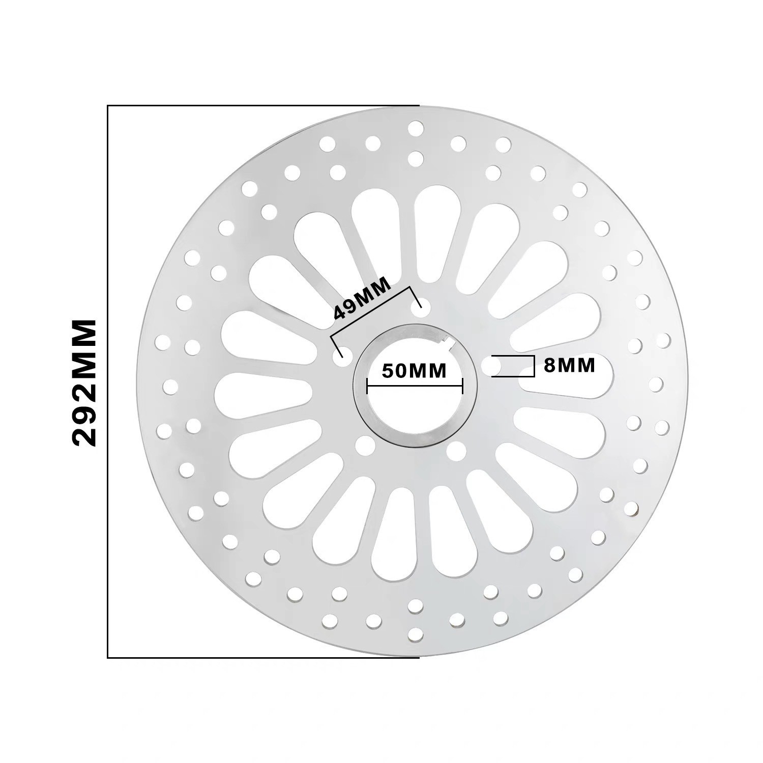 Cross-Border 292mm Harley Davidson Davidson Brake Disc Motorcycle Front and Rear Brake Disc Wholesale
