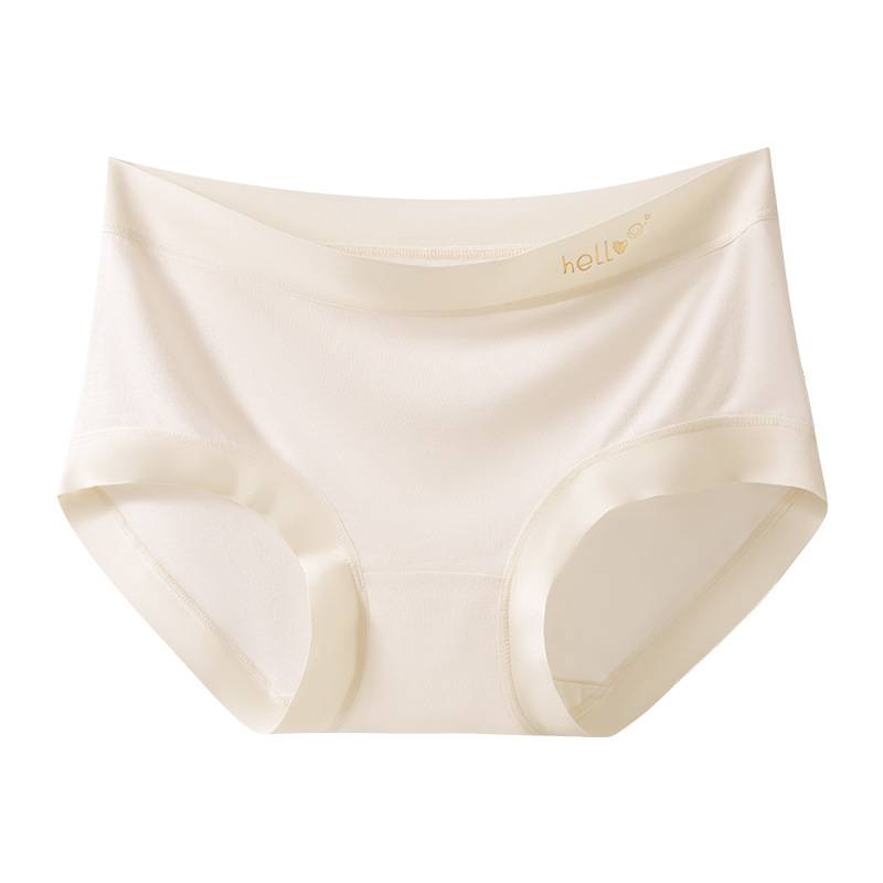 50 modales de algodón modal de cintura media sin costuras 7A entrepierna antibacteriana sin costuras ropa interior femenina súper suave refrescante