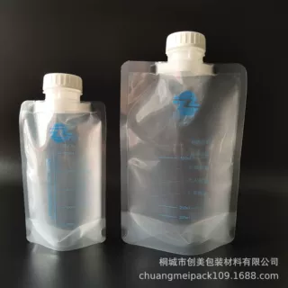 33mm大口径加厚取样袋工厂贴牌定制 250ml/500ml实验室水样采集袋