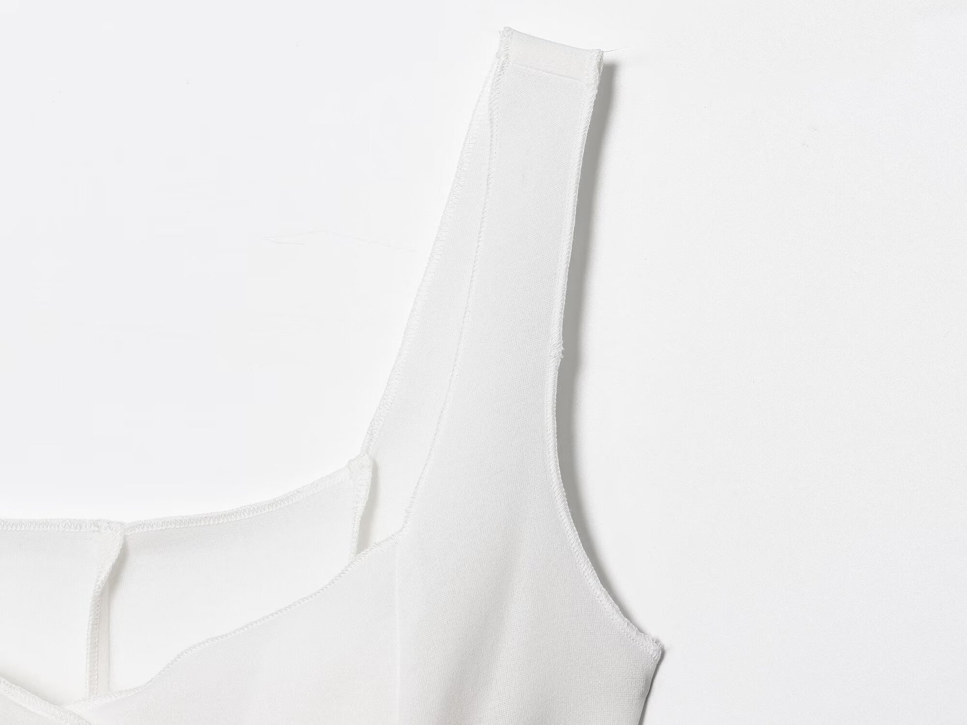 European And American Women's Clothing 2025 Summer New Fashion Short Skirt Hem Elastic Vest Top_ecoleips.com