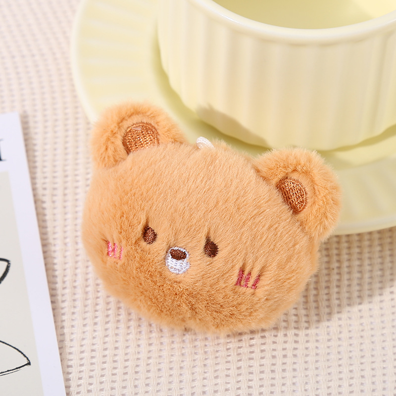 Oso de peluche dibujos animados Panda broche lindo muñeca Rana conejo bolsa colgante DIY accesorios ropa