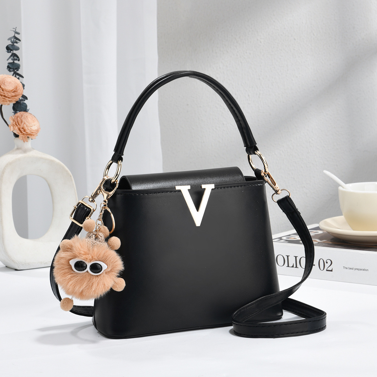 2026 nuevo estilo suave aire plegable bolso de mano mujer coreana simple de hombro bolso de fábrica suministro