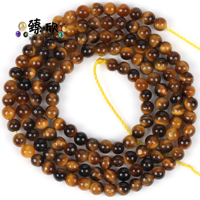 2mm3mm天然石小丸珠紫晶虎眼瑪瑙碧璽水晶散珠diyアクセサリー部品卸売り|undefined