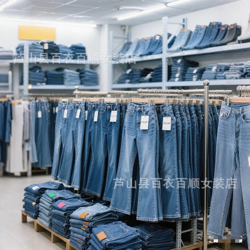 Shein Jeans New Jeans Pants Women's Tight Elastic Denim Supply Wholesale Wholesale