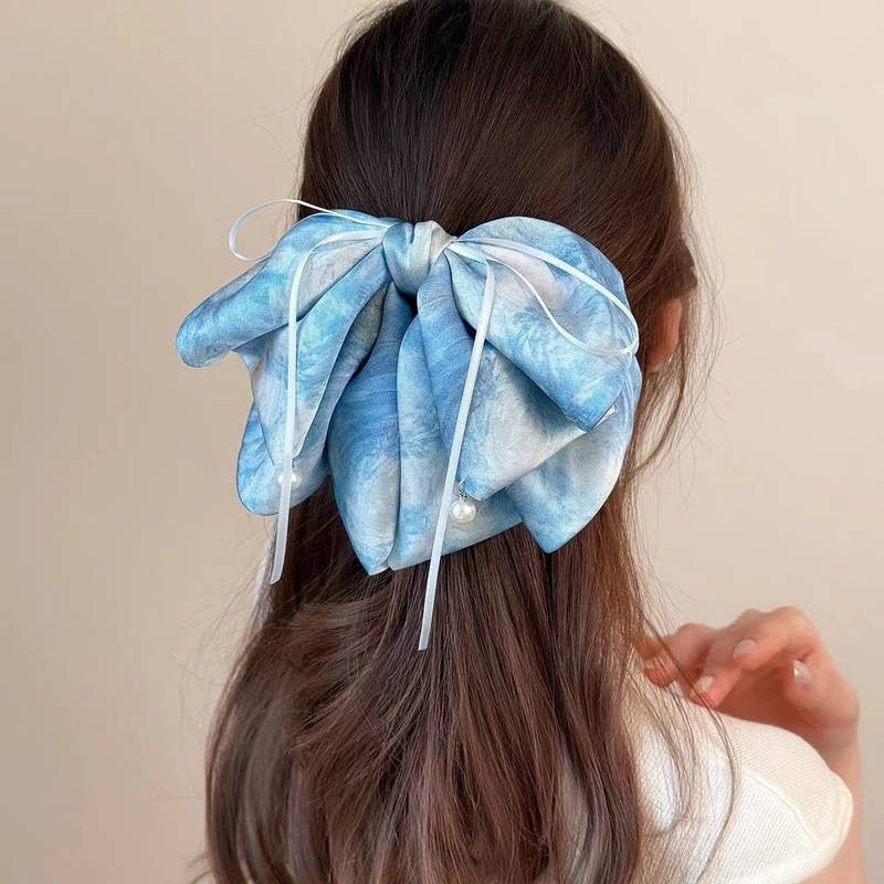 ゴッホの星空スクエアスカーフヘアバンド女性用、高級油絵風サテンスクエアスカーフ、ヘアバンド、ヘッドバンド、アンティークスタイルポニーテールヘア|undefined