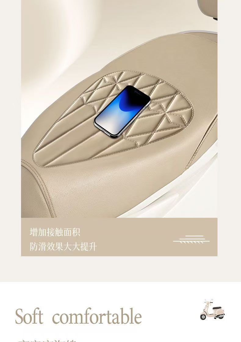 Electric vehicle and motorcycle seat cover, sun-proof and waterproof, high-frequency heat-sealed, suitable for all seasons, thickened and wear-resistant