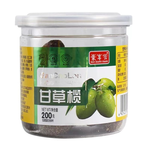 Canned licorice, olives and large fruits, crispy, sweet, sour and chewy casual snacks, snacks and snacks, Internet celebrity preserved fruits, dried candied fruits