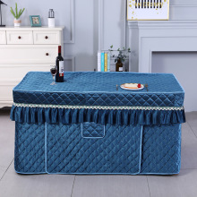 冬季加厚电暖炉烤火罩长方形茶几桌套电烤炉罩子电暖桌罩烤火桌布