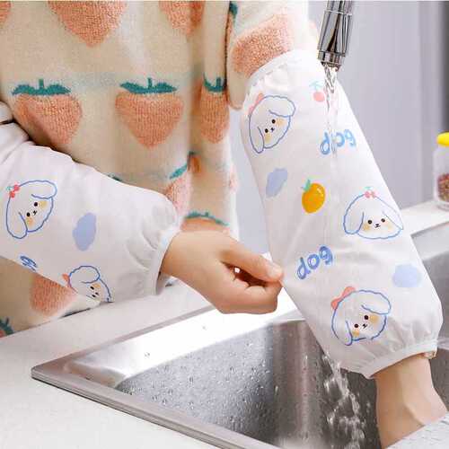 Wholesale Waterproof Socks for Women, Long-Sleeved Protective Arm Sleeves, Oil-, Stain-, and Dirt-Proof Kitchen Work Socks, Fall/Winter Adult Durable
