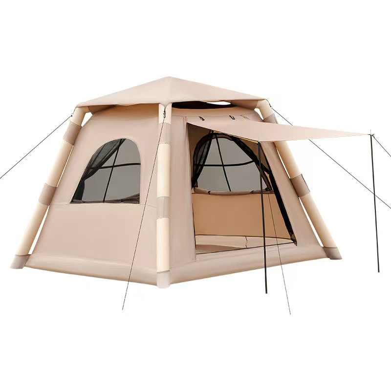 Auto-espesado a prueba de lluvia Oxford tela rápida tienda de campaña portátil camping al aire libre camping