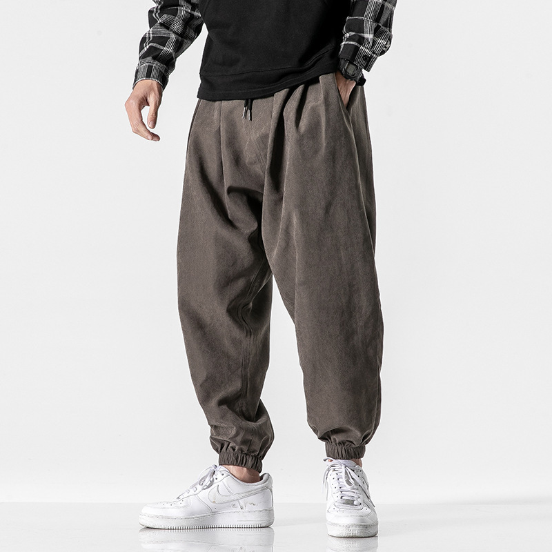 Cross-border AliExpress Japanese Retro Casual Pants Summer New Loose Lantern Straight Leg Wide Leg Sports Pants