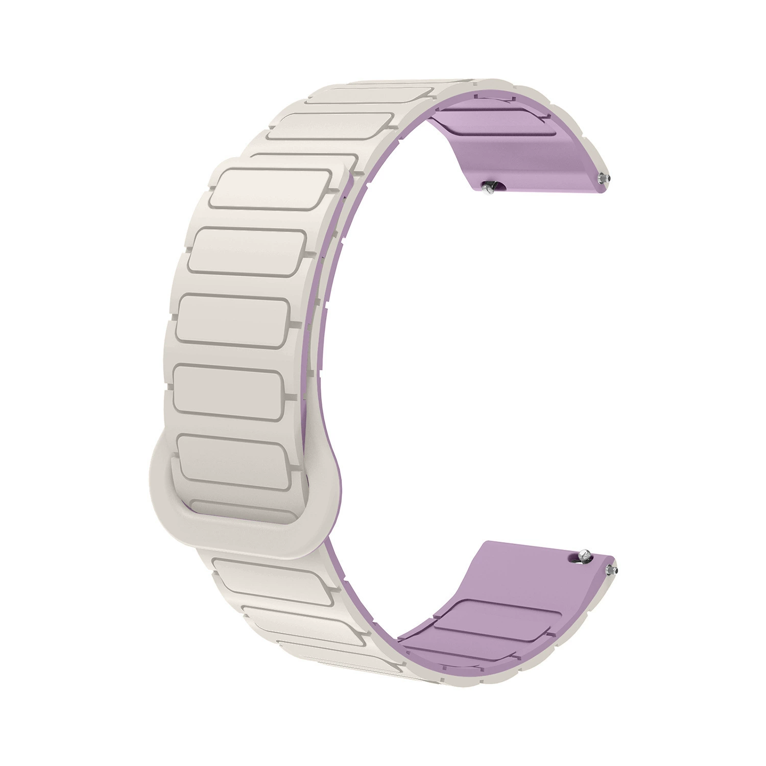 Подходит для Samsung/Huawei/Huami/Garmin/Loop I-образный магнитный силиконовый ремешок 12/18/20/22 мм
