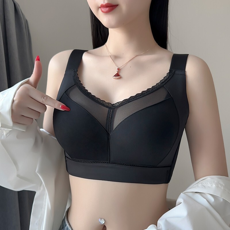Spring and Summer Thin Seamless Large Bust Minimizing Bra for Women, Side Breast Collection, Anti-Sagging, Plus Size, Beautiful Back, Adjustable Bra Spring and Summer Thin Seamless Large Bust Minimizing Bra for Women, Side Breast Collection, Anti-Sagging, Plus Size, Beautiful Back, Adjustable Bra