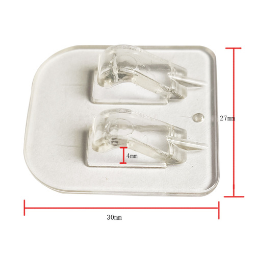 No-hole installation bathroom hook strong adhesive hook sticker wall-mounted shoe rack shelf hanger hook invisible sticker accessory