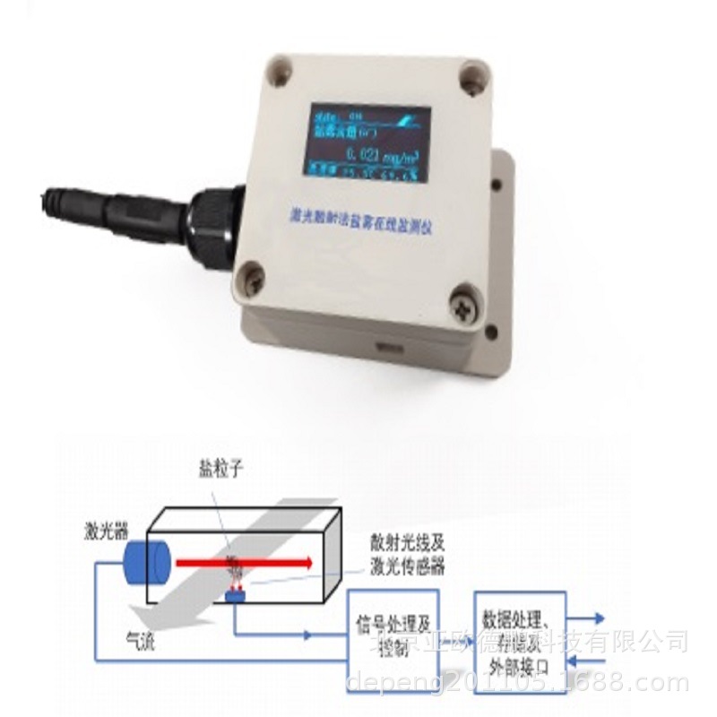 盐雾浓度仪 激光散射法盐雾在线监测仪 盐雾含量检测仪DP-YWH6