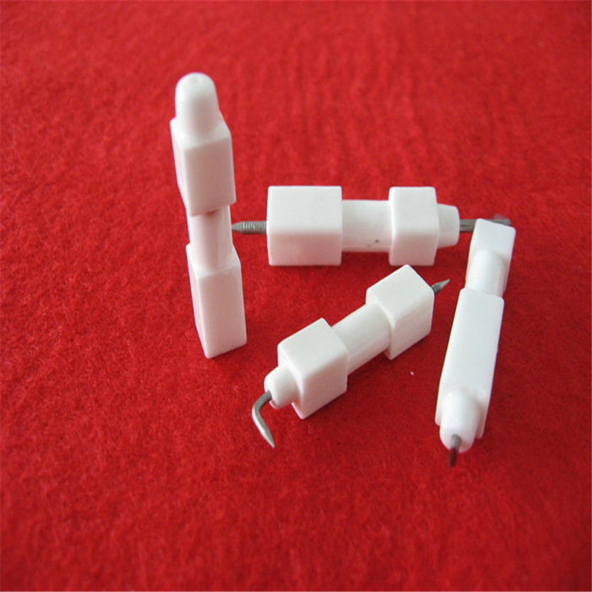 氧化铝陶瓷上釉点火电极 燃气炉煤气灶陶瓷点火针