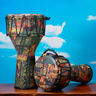 African Drum Lijiang Handdrum 8 Inch 10 Inch PVC Lightweight Children Beginners Adult Beginners