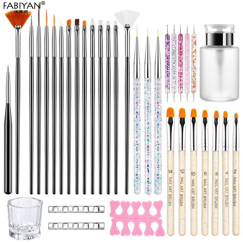 Nail tools suit full set of beginner household nail brush polishing sand bar jewelry basic manicure suit