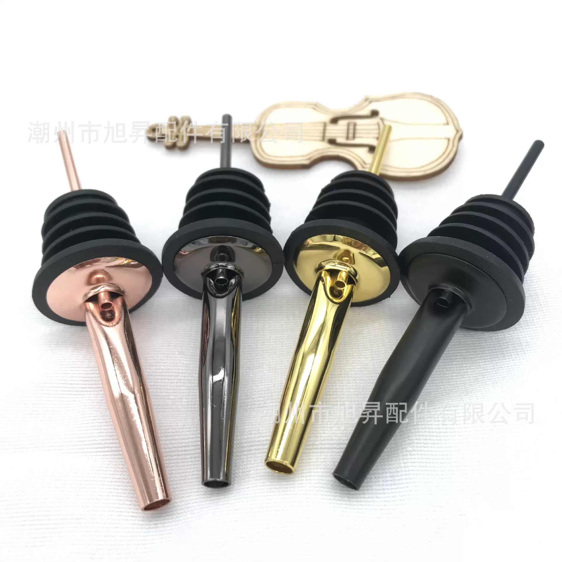 电镀颜色不锈钢酒嘴红酒酒塞倒酒器鸡尾酒调酒器复古调酒器