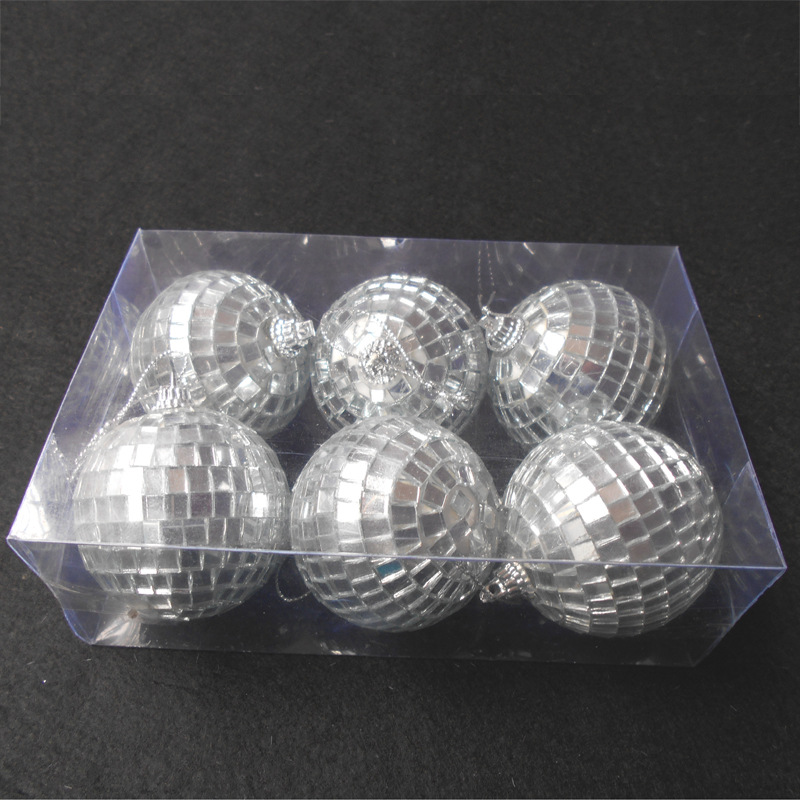 2-80cm Christmas decoration bar laser ball mosaic glass mirror ball…