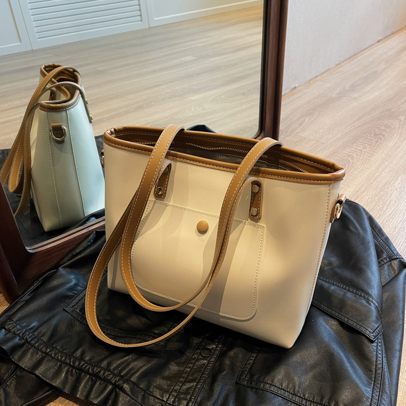 Bolso bandolera transfronterizo de gran capacidad más vendido para mujer 2025 nuevo bolso de alta gama de cercanías bolso de hombro simple image 7