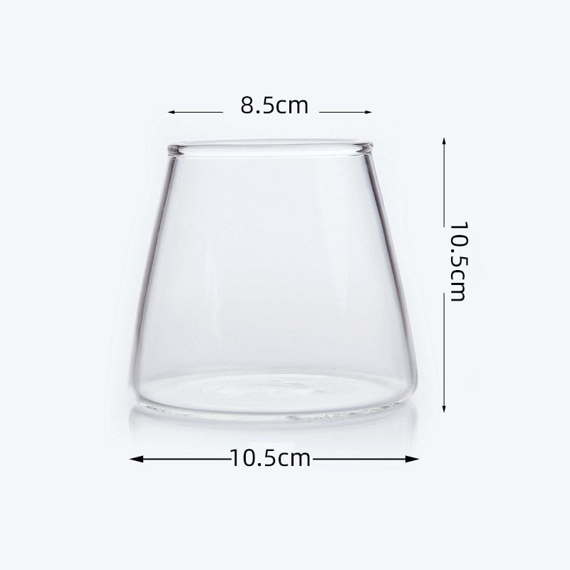 Jinbaijia borosilicato Fuji montaña vidrio creativo red rojo hogar whisky cerveza jugo bebida taza