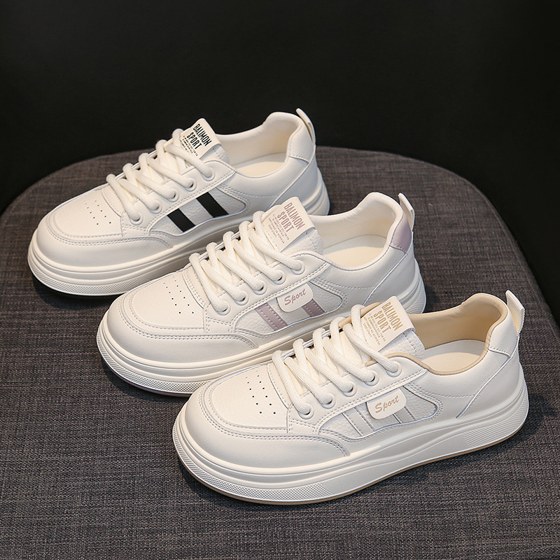 Zapatos de mujer, zapatos blancos, modelos de mujer 2025, nuevos estilos de verano, zapatillas de deporte casuales para estudiantes