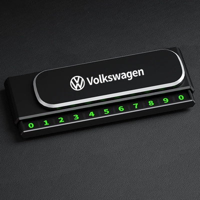 Nömrəli dayanma kartı car mobile phone number - can-be-hidden-volkswagen-black