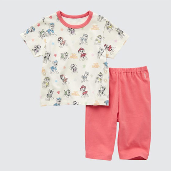 New Summer Boys and Girls Home Suit Cotton Children's Thin Short-sleeved Shorts Two-piece Air-conditioning Clothing Cartoon