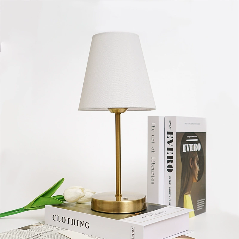 Современный простой абажур для настольной лампы в спальню, сменный тканевый абажур, однотонный, для рабочего стола, создающий атмосферу уютной спальни.