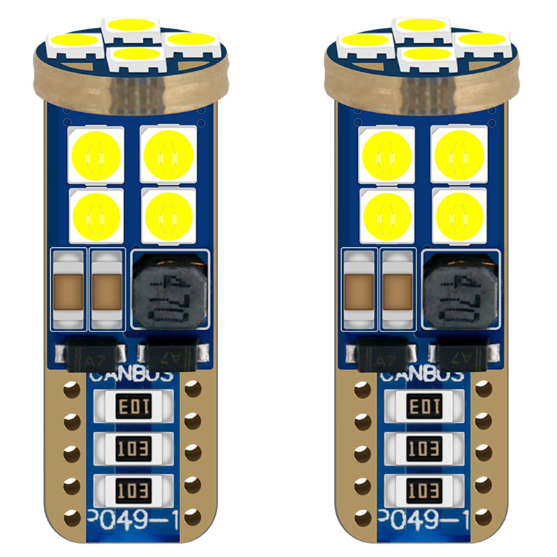 Transfronterizo en stock luz LED T10 ancho luz decodificación 12smd3030 luz de techo placa luz tronco Luz