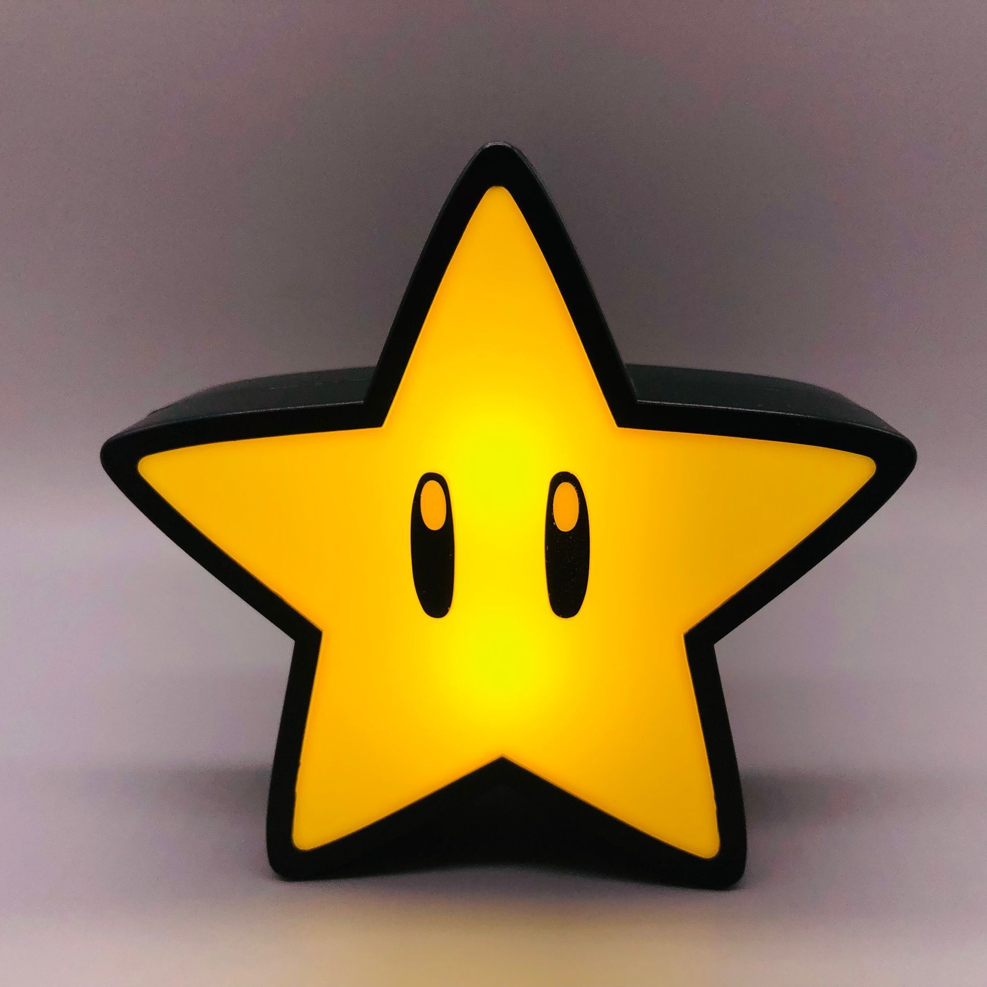 Sound five-pointed star lamp star lamp cute expression night light star sound effect night light sound lamp birthday gift
