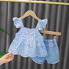 Children's summer cute set girl's, season 2021, children's clothing, 3 years