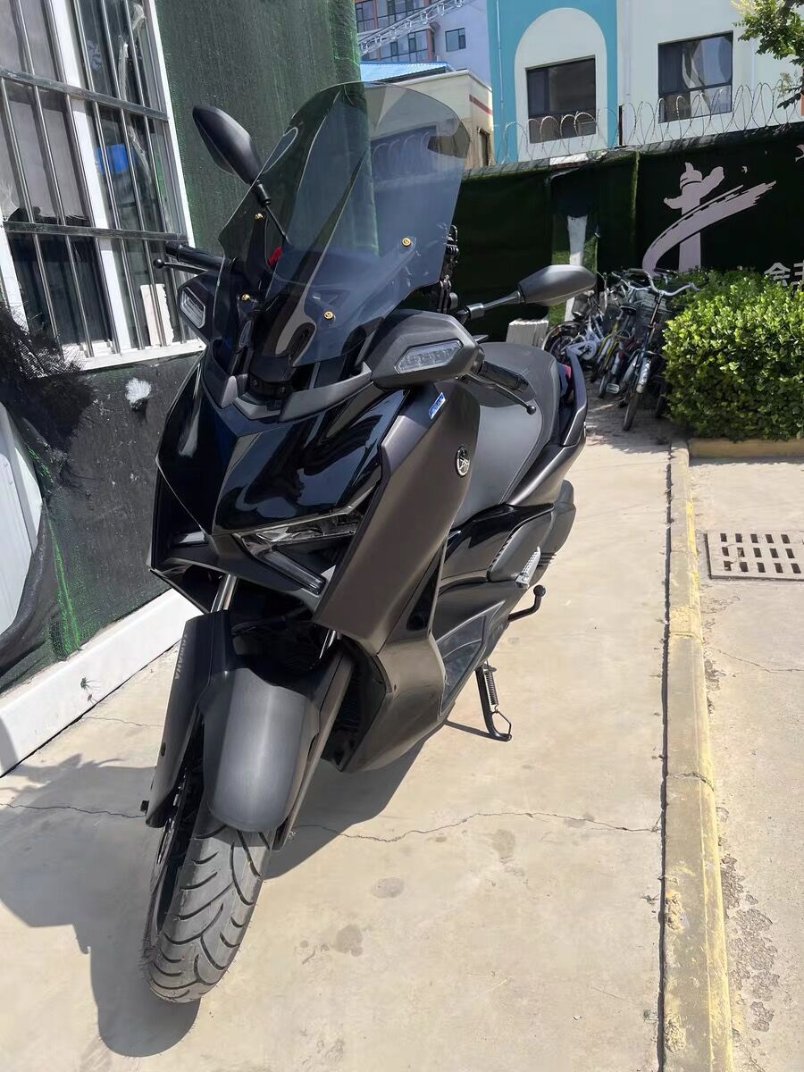 Suitable for 25 Yamaha Xmax300 Heighten Windshield Modification Front Windshield Thickeneded Windshield Deflector
