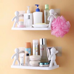 Bathroom storage rack wholesale creative small person household toilet multi-functional punch-free bathroom kitchen storage rack