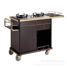 酒店宴会厅煮餐车双头鲍鱼车